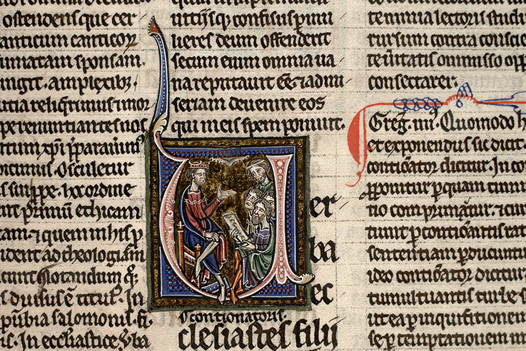 Bible glosée - Salomon enseignant (à préciser)_0