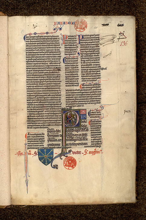 Bible glosée - Salomon enseignant Roboam_2