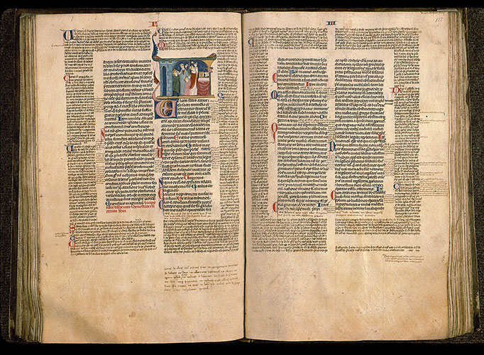 Decretales - Expulsion des laïcs du chœur de l'église pendant la messe_1