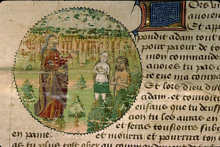 Chronique universelle - Reproches de Dieu à Adam et Eve