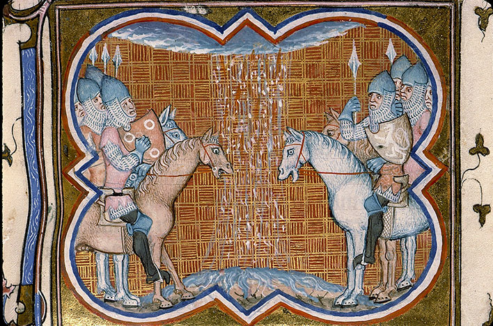 Décades - Intempéries empêchant Carthaginois et Romains de combattre