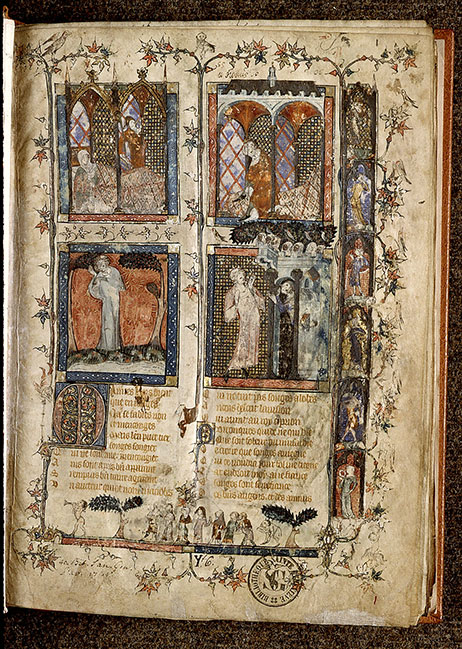 Roman de la Rose - Page décorée