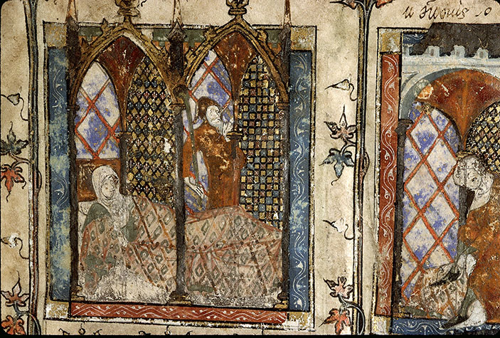 Roman de la Rose - Danger pénétrant dans la chambre de l'Amant endormi