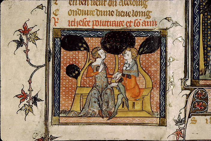 Roman de la Rose - Richesse et son ami