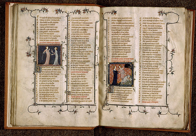 Roman de la Rose - Honte et Peur réveillant Danger_1
