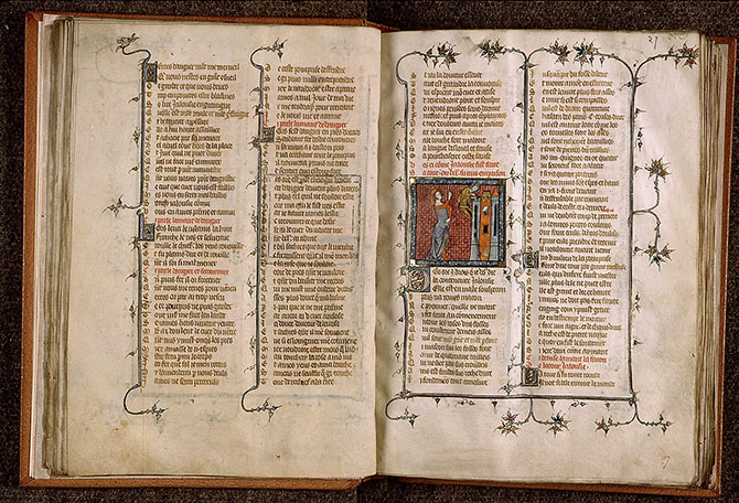 Roman de la Rose - Jalousie faisant construire une tour pour emprisonner Bel Accueil_1