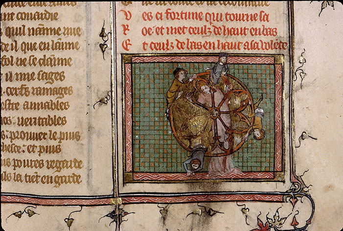 Roman de la Rose - Roue de fortune