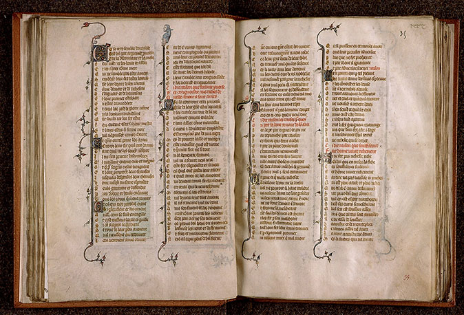 Roman de la Rose - Pages décorées
