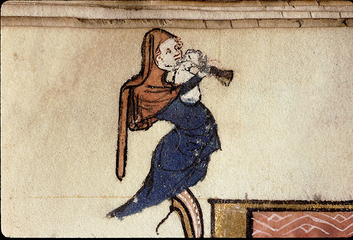 Roman de la Rose - Hybride anthropomorphe musicien