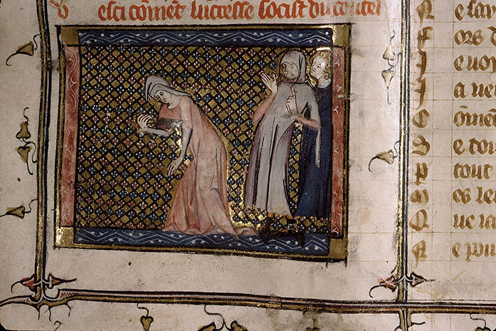 Roman de la Rose - Suicide de Lucrèce