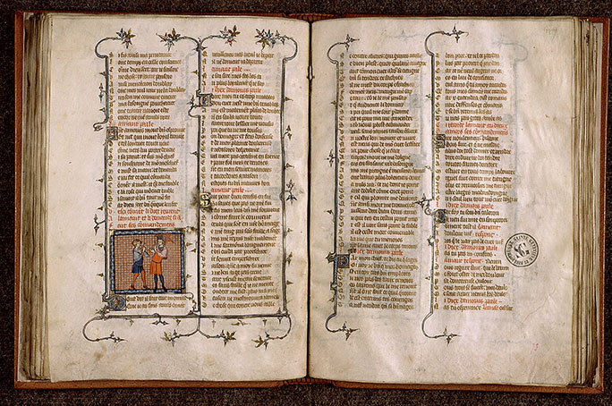 Roman de la Rose - Amour interrogeant l'Amant sur ses commandements_1