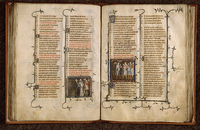 Roman de la Rose - Abstinence amenant Faux Semblant devant Amour_1