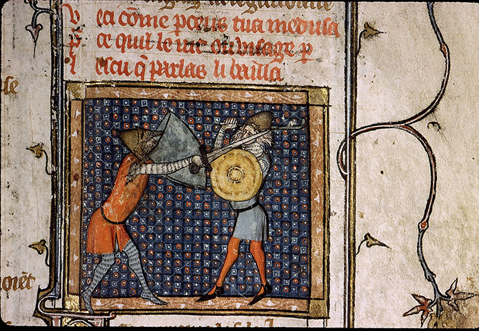 Roman de la Rose - Persée tuant Méduse_0