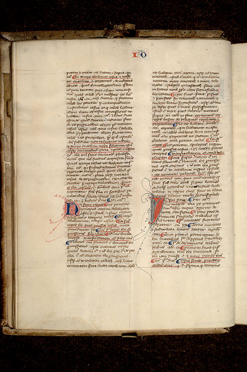 Postilla in Bibliam - Initiales filigranées