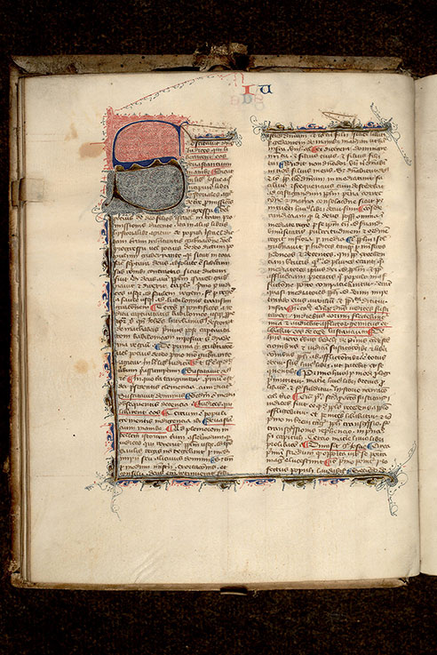 Postilla in Bibliam - Page décorée