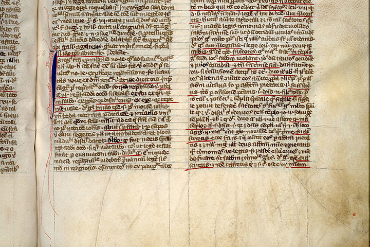 Postilla in Bibliam - Initiale filigranée