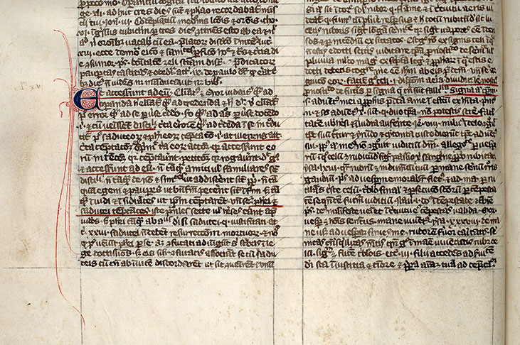 Postilla in Bibliam - Initiale filigranée