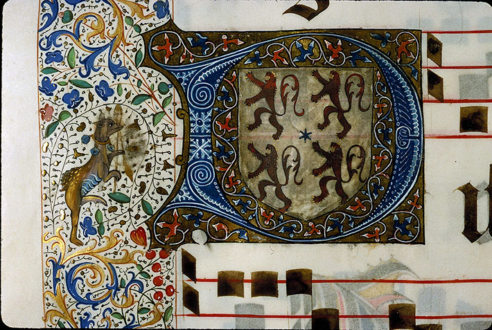 Graduel à l'usage de la cathédrale du Mans - Hybride zoomorphe filant