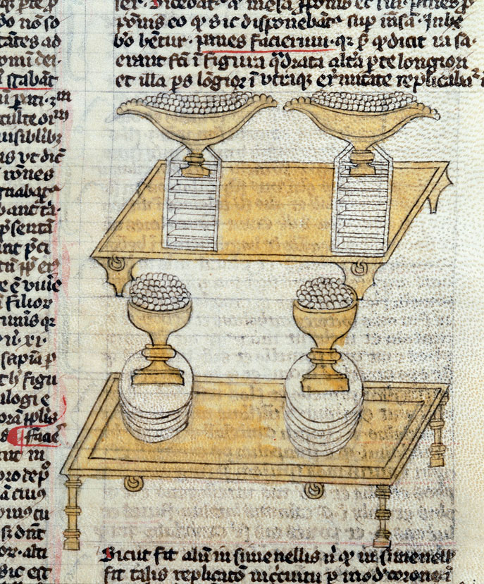 Postilla in Bibliam - Table des pains de proposition