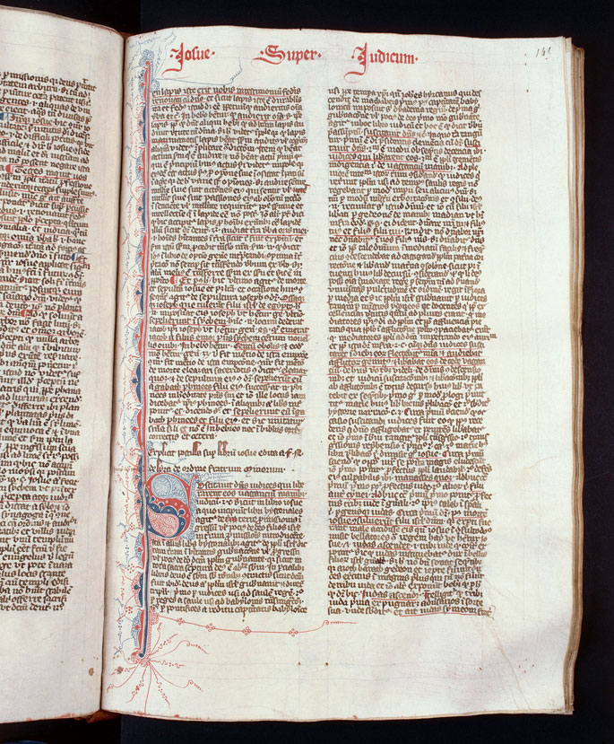 Postilla in Bibliam - Initiale filigranée