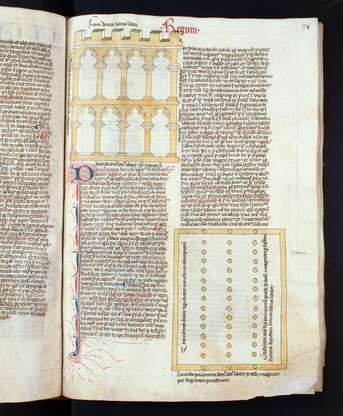 Postilla in Bibliam - Plan de la maison de la Forêt du Liban