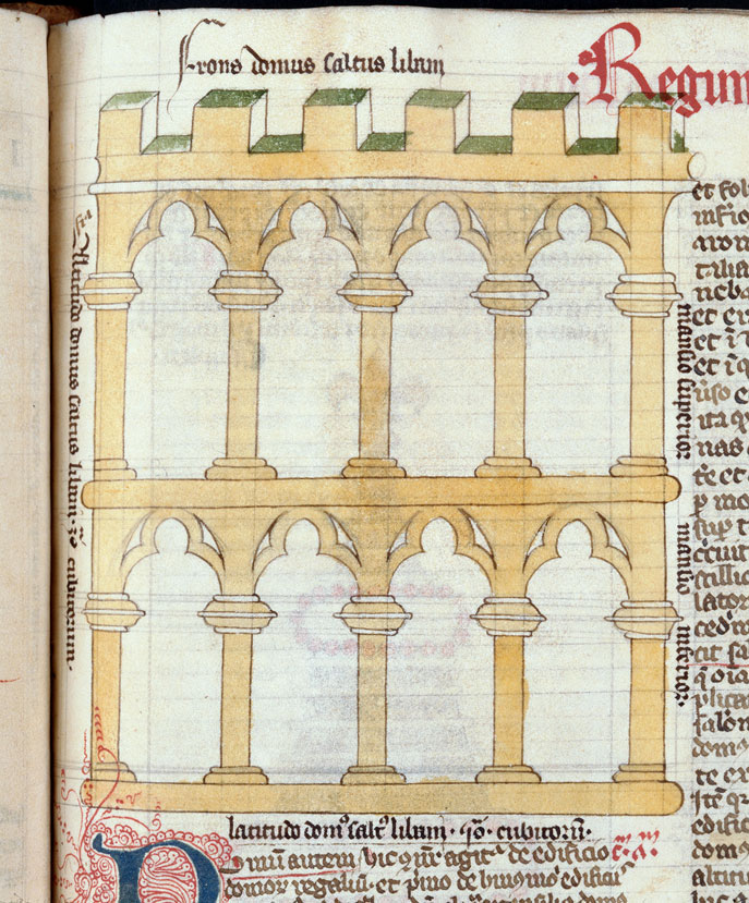 Postilla in Bibliam - Plan de la maison de la Forêt du Liban_1