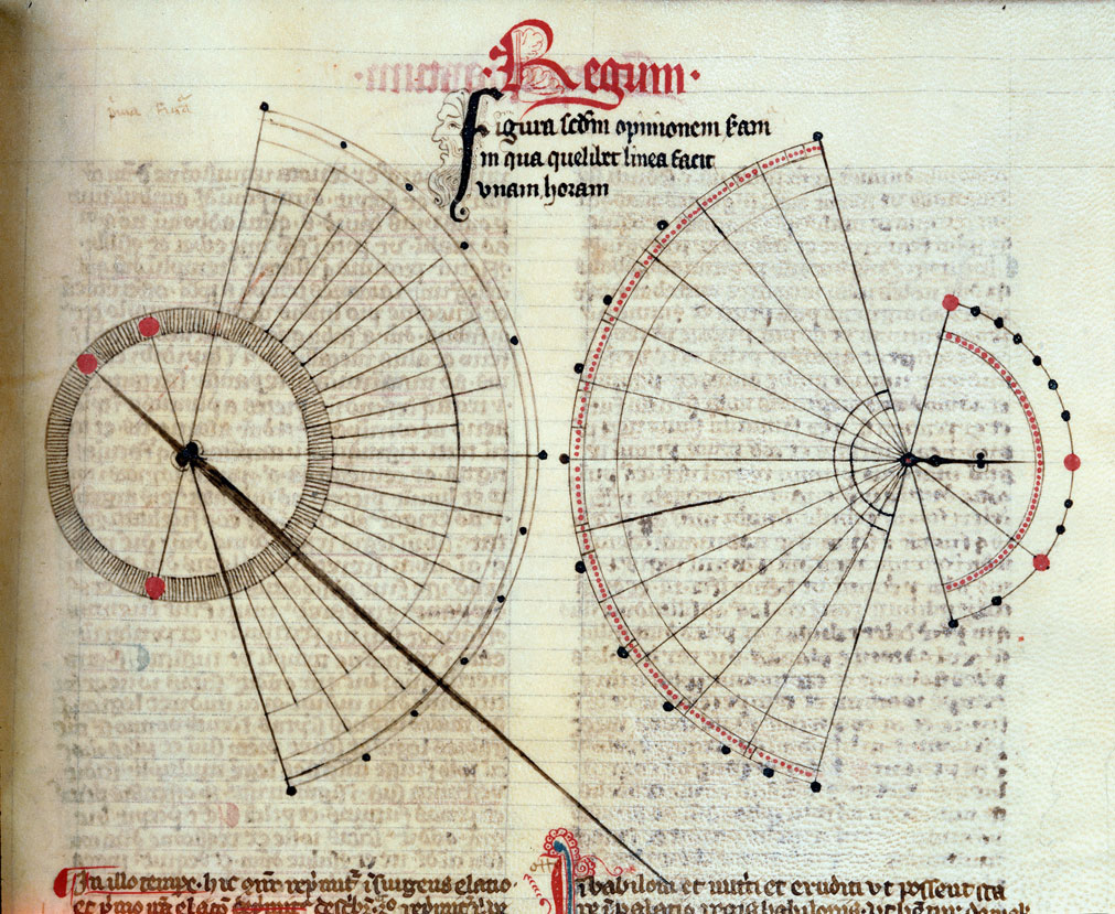 Postilla in Bibliam - Cadran solaire d'Achaz