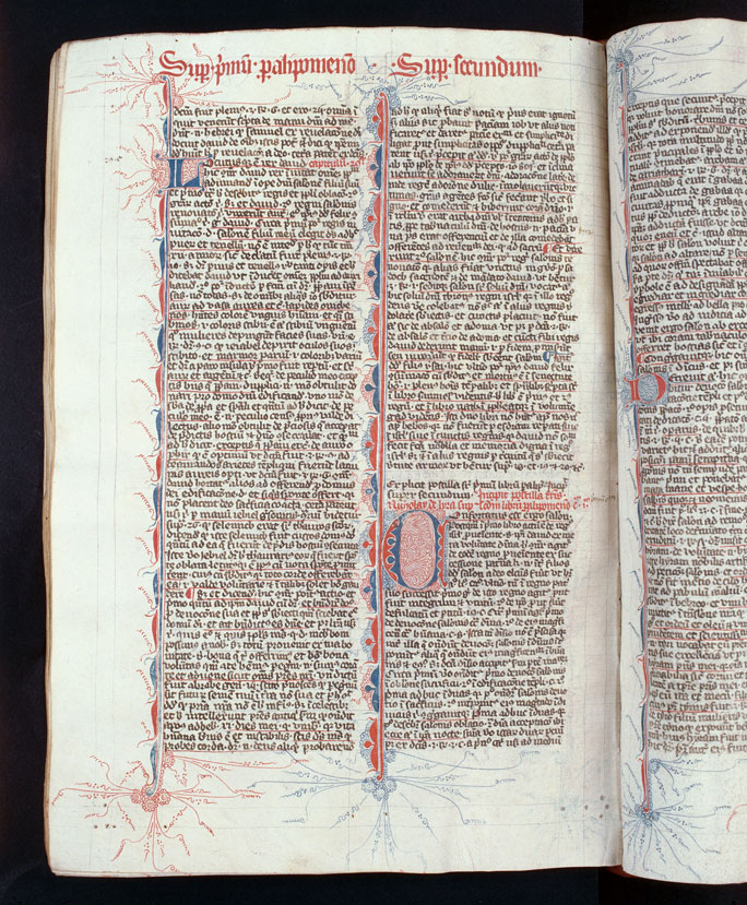 Postilla in Bibliam - Initiale filigranée