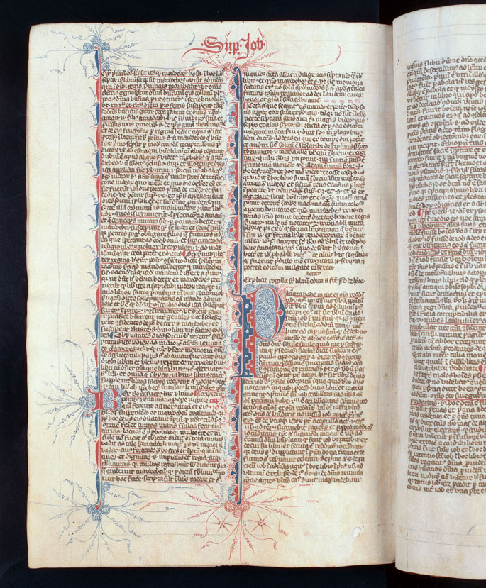 Postilla in Bibliam - Initiale filigranée