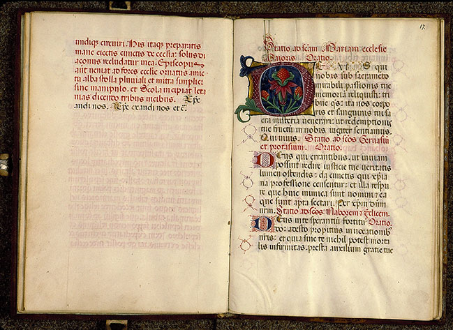 Pontifical romain à l'usage de Lodi (fragment) - Plante (à préciser)_1