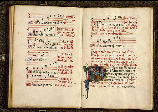 Pontifical romain à l'usage de Lodi (fragment) - Cérémonie d'admission au catéchuménat_1