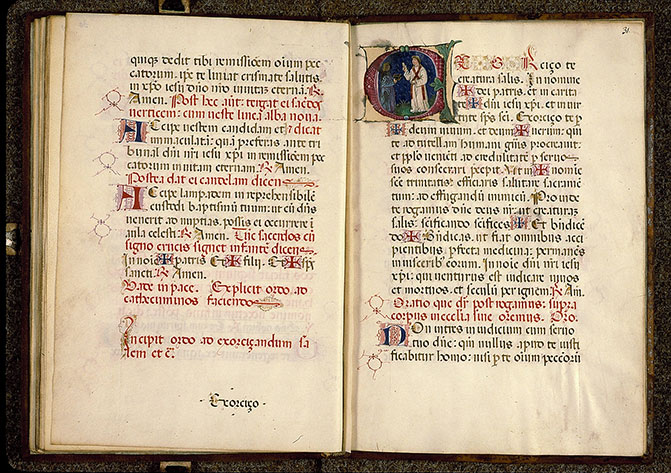 Pontifical romain à l'usage de Lodi (fragment) - Exorcisme du sel_1