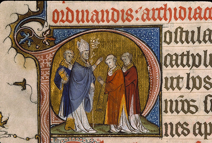 Pontifical à l'usage de Senlis - Ordination de prêtres