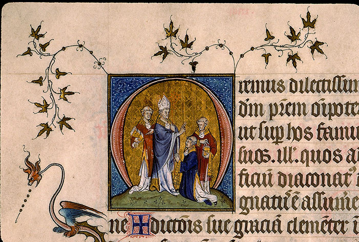 Pontifical à l'usage de Senlis - Hybride zoomorphe_1