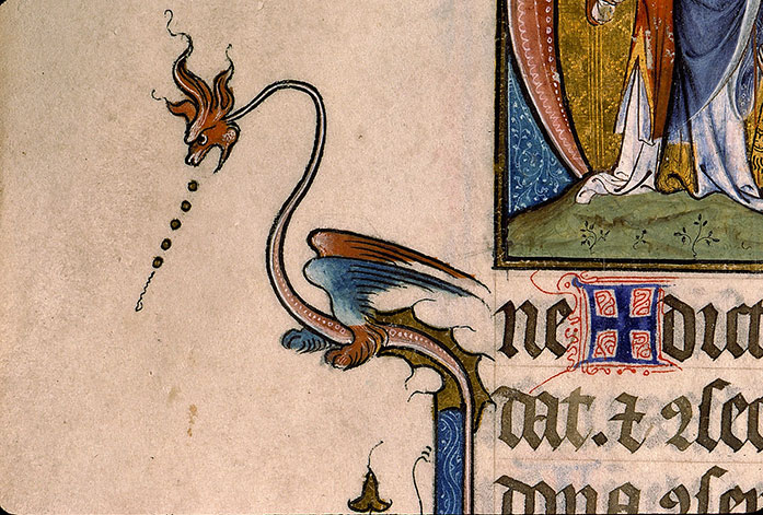 Pontifical à l'usage de Senlis - Hybride zoomorphe