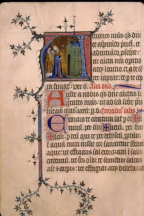 Pontifical à l'usage de Senlis - Dédicace d'une église_1