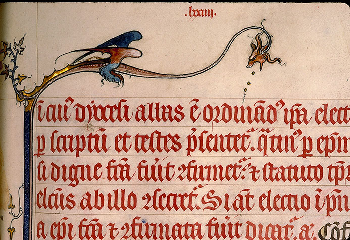 Pontifical à l'usage de Senlis - Hybride zoomorphe