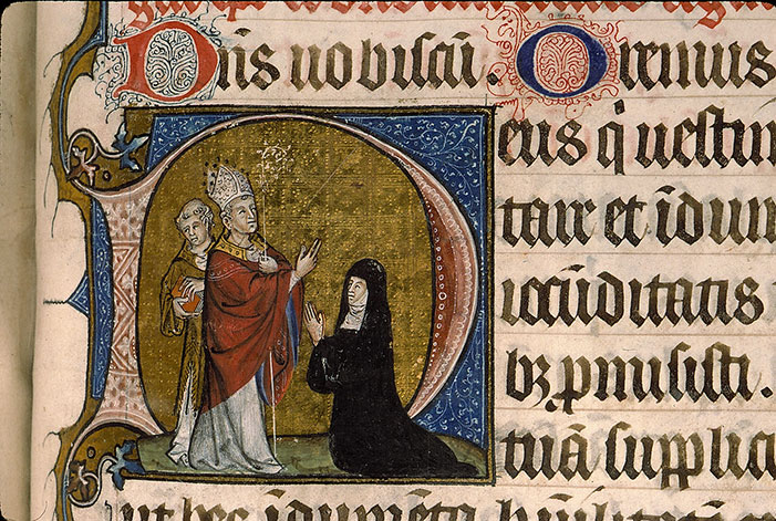 Pontifical à l'usage de Senlis - Bénédiction d'une religieuse