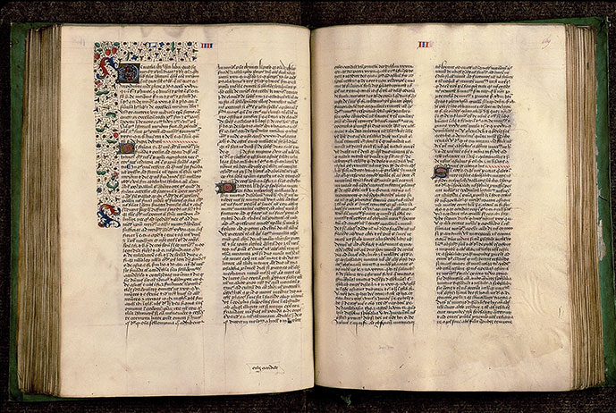 Distinctiones in Decretales Gregorii IX - Page décorée