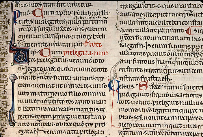 Infortiatum - Hybride anthropomorphe/Initiale ornée