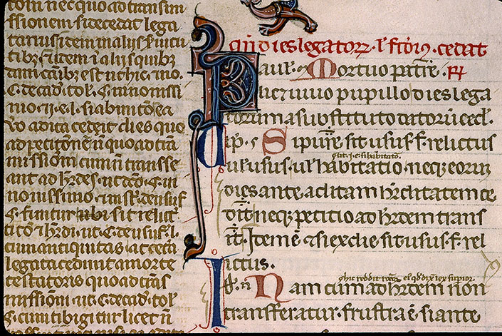 Infortiatum - Initiale ornée