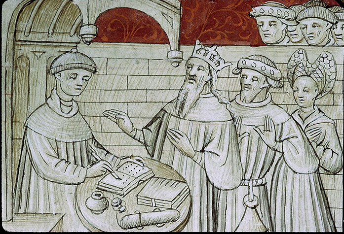 Cas des nobles hommes et femmes (Des) - Personnages de Boccace s'adressant à l'auteur_2