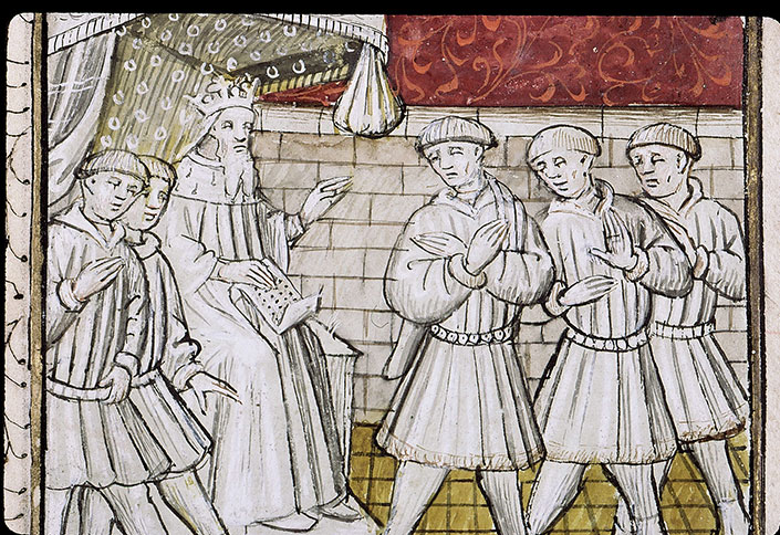 Cas des nobles hommes et femmes (Des) - Roboam refusant au peuple d'alléger son joug_1