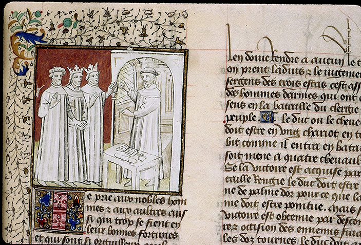 Cas des nobles hommes et femmes (Des) - Boccace s'adressant à un groupe_1