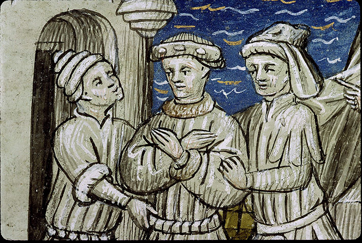 Cas des nobles hommes et femmes (Des) - Antigone le Borgne faisant emprisonner Eumène de Cardia_1