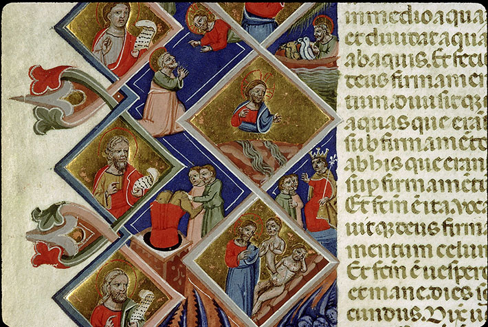 Bible - Création d'Eve/Joseph jeté dans la citerne/Joseph recevant ses frères_1