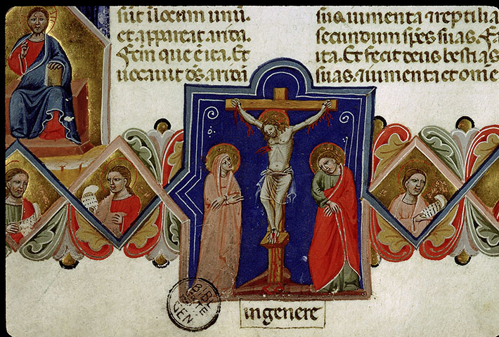 Bible - Christ en croix entre Marie et Jean_1