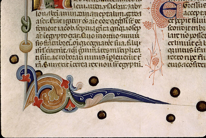 Bible - Page décorée