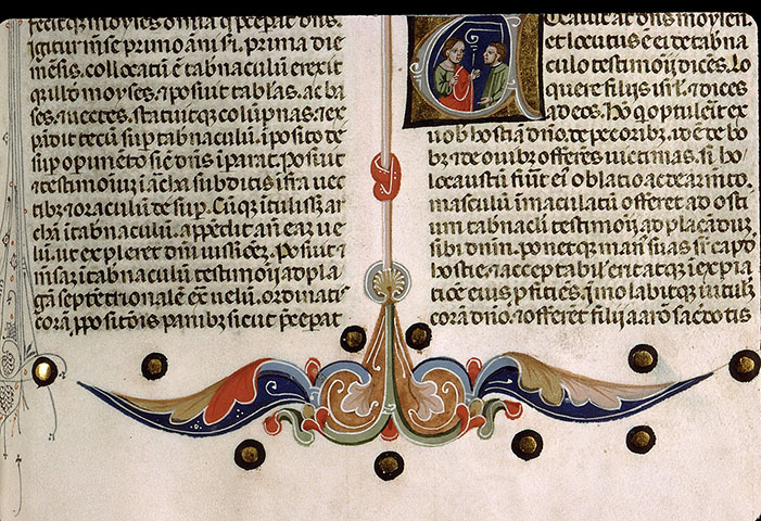 Bible - Page décorée