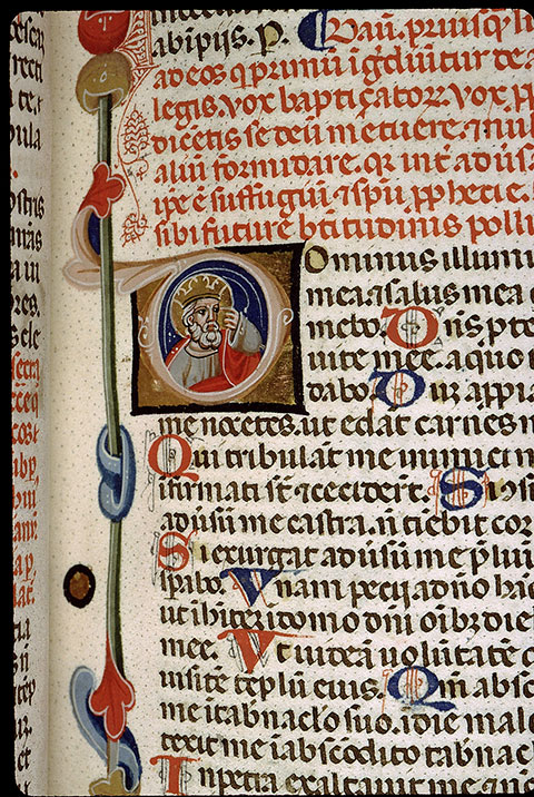 Bible - David désignant ses yeux